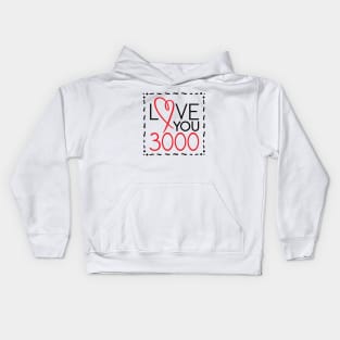 Love You 3000 Kids Hoodie